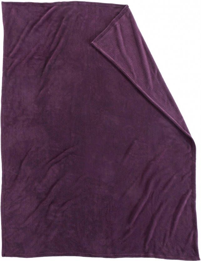 bpc living bonprix collection Knuffeldeken met cashmere touch, bessen, 100% polyester