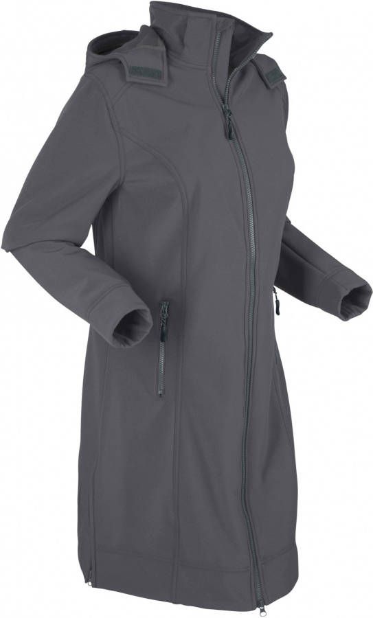 bonprix Lange stretch softshell jas