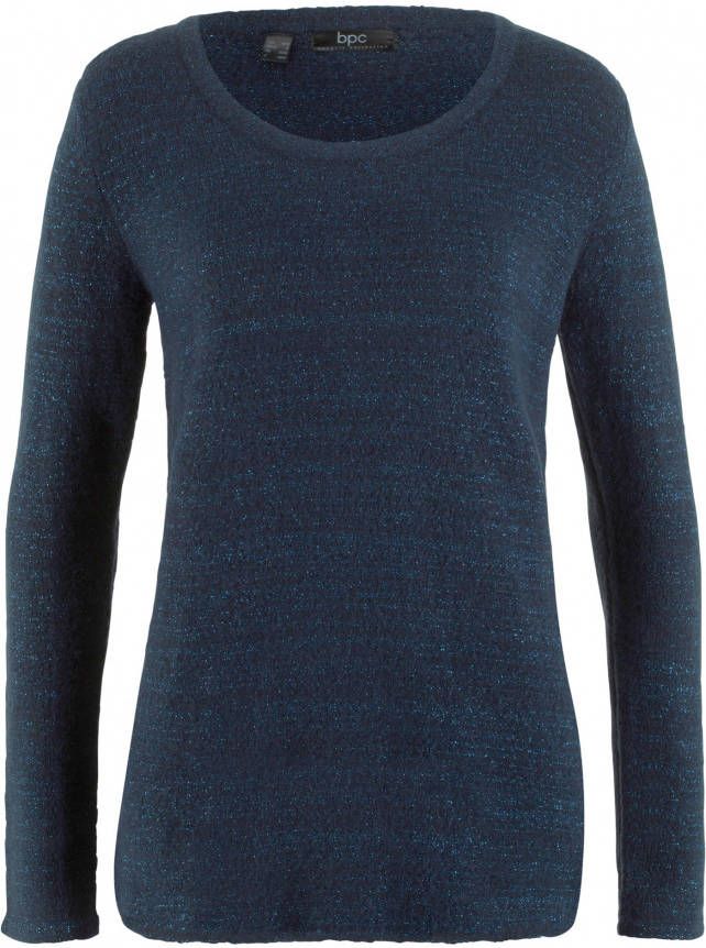 bonprix Trui met metallic garen, lange mouw