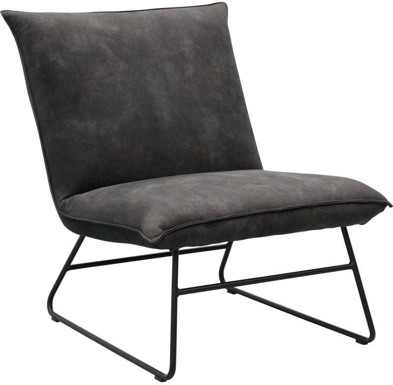 Budget Home Store Fauteuil Indigo Antraciet