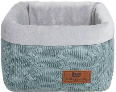 Baby's Only Commodemandje Cable Stonegreen 18x18x18 cm