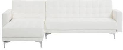 Beliani ABERDEEN Bank(rechtszijdig)wit 241x108