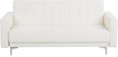 Beliani ABERDEEN Driezitsbank wit 160x108