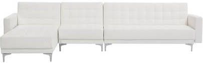 Beliani ABERDEEN Hoekbank(rechtszijdig)wit 321x108