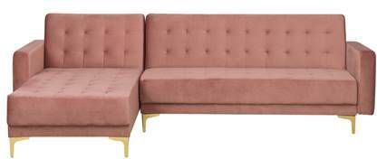 Beliani ABERDEEN Bank(rechtszijdig)roze 241x108