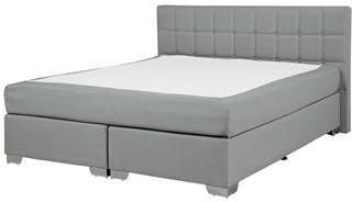 Beliani ADMIRAL Boxspring grijs 140x200