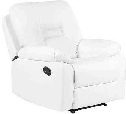 Beliani BERGEN Fauteuil wit