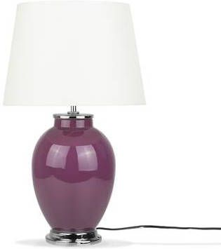 Beliani Brenta Tafellamp Keramiek 34 X 34 Cm