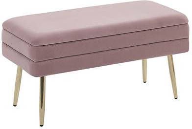 Beliani DURHAM Bankje roze