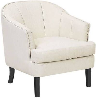 Beliani Elverum Fauteuil Polyester 82 X 75 Cm