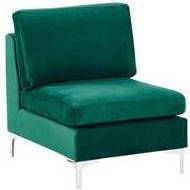 Beliani EVJA Fauteuil module groen