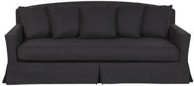 Beliani GILJA Driezitsbank zwart