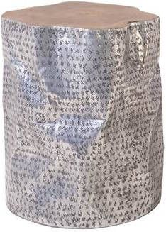 Beliani Gordon Bijzettafel Teakhout 39 X 39 Cm