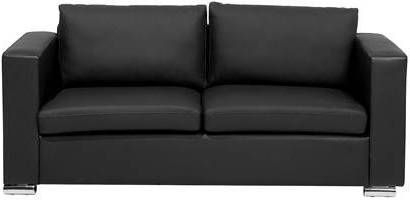 Beliani HELSINKI Driezitsbank zwart