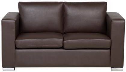 Beliani HELSINKI Tweezitsbank bruin