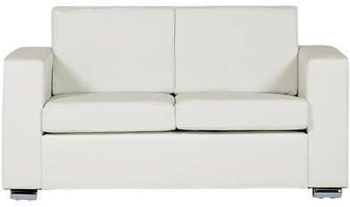 Beliani HELSINKI Tweezitsbank wit