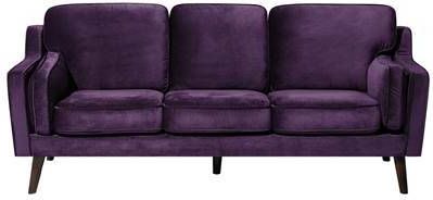 Beliani LOKKA Driezitsbank paars