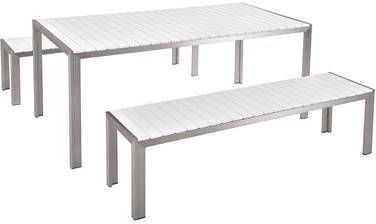 Beliani Nardo Tuinset Kunsthout 90 X 180 Cm