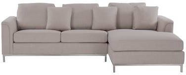 Beliani OSLO Hoekbank(linkszijdig)beige