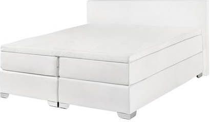 Beliani PRESIDENT Boxspring wit 140x200