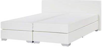 Beliani PRESIDENT Boxspring wit 160x200