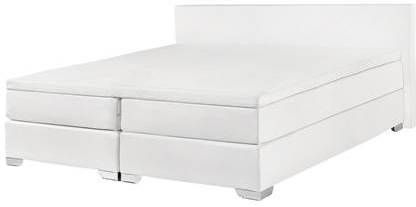 Beliani PRESIDENT Boxspring wit 180x200