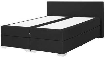 Beliani PRESIDENT Boxspring zwart 160x200
