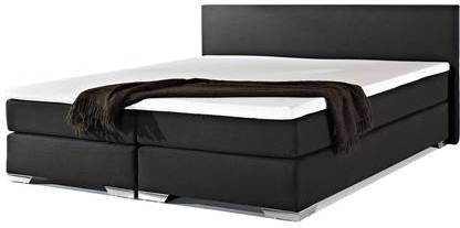 Beliani PRESIDENT Boxspring zwart 180x200