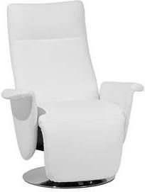 Beliani Prime Fauteuil wit kunstleer