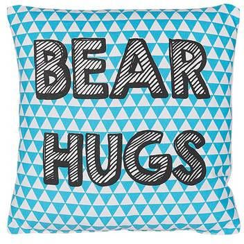 Beliani Radzkot Sierkussen blauw katoen