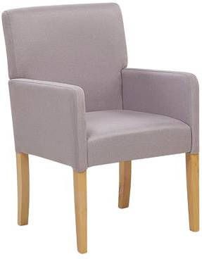 Beliani Rockefeller Eetkamerstoel Polyester 60 X 58 Cm