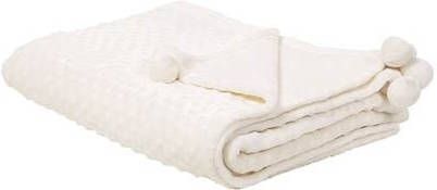 Beliani Samur Plaid wit polyester