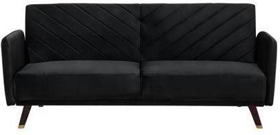 Beliani SENJA Slaapbank zwart 110x181