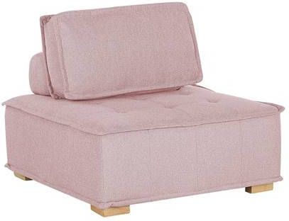 Beliani TIBRO Fauteuil module roze