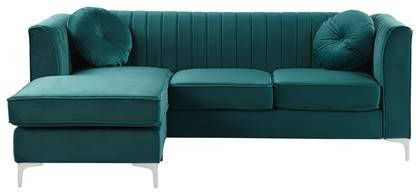 Beliani TIMRA Hoekbank groen