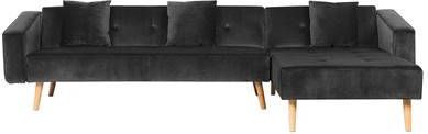 Beliani VADSO Hoekbank(linkszijdig)zwart 270x100