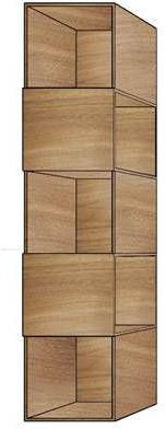 Benvenuto Design Bex Boekenkast Hoog