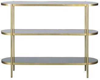 BePureHome Smokey Sidetable Metaal/Glas Antique Brass 120x38x90