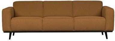 BePureHome Bank 'Statement' 3 zits, Bouclé, kleur Butter