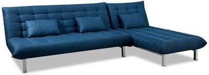 Beter Bed Select Slaapbank San Francisco Twijfelaar B190xd93,5xh80 Blauw