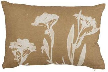 Bloomingville Gin Sierkussen Bruin Linnen