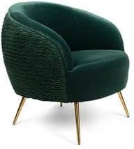 Bold Monkey Fauteuil So Curvy Okergeel 77 x 78 x 77
