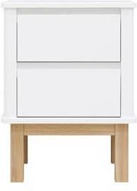 Bopita Mika nachtkastje Wit/Eiken