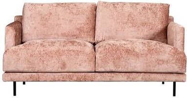 Bronx71 2, 5 zits bank Denver chenille stof roze