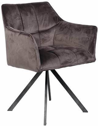 Davidi Design Raster Draaistoel Antraciet