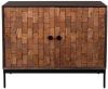 Dutchbone Opbergkast 'Chisel' Mangohout, 80 x 100cm online kopen