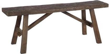 Duverger Cozy bench Zitbank bruin hout
