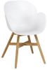 Exotan Tulip stoel teak wit (2 stuks) online kopen
