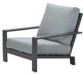 Garden Impressions Lincoln lounge fauteuil carbon black/mint grey