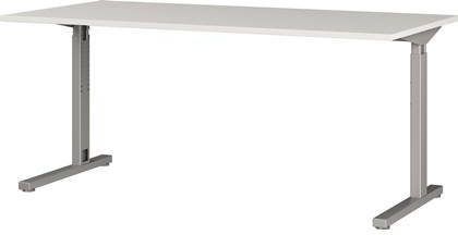 Germania Profi 160 cm Bureautafel Lichtgrijs/Zilver